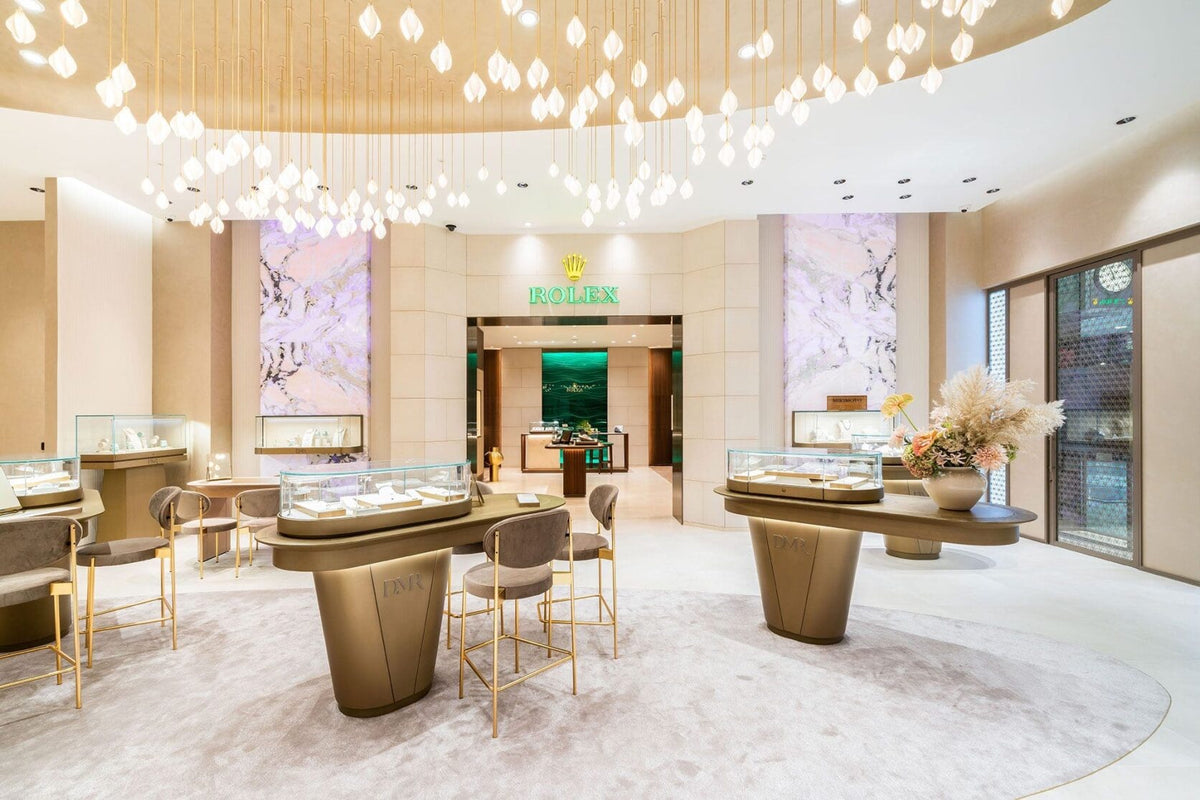 Inside the showroom