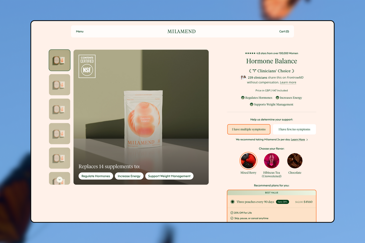 Milamend website
