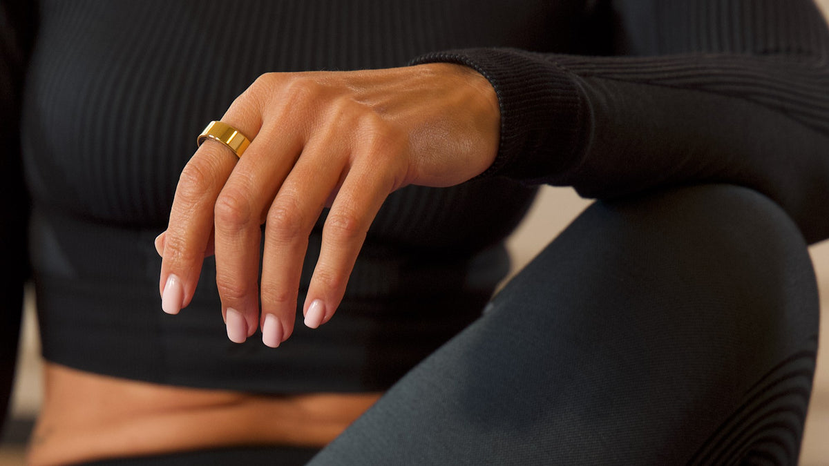 The ring in gold